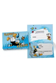Kukartka Zaproszenie Kaczor Donald ZD-019 5 szt.