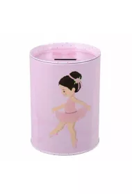 Skarbonka metalowa okrga Balerina STARPAK 536709