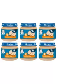 Gerber Obiadek delikatny indyk dla niemowlt po 6 miesicu zgrzewka 6 x 80 g