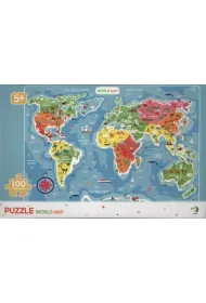 Puzzle 100 el. Mapa �wiata Dodo