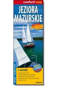 Jeziora Mazurskie 2-cz�ciowa laminowana mapa �eglarska 1:60 000