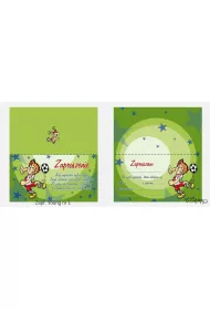 Stamp Zaproszenia Young Ch�opiec wz�r nr 01 10 szt.