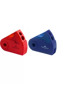 Faber-Castell Temper�wka podw�jna sleeve mix czerwona/niebieska