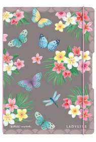 Herlitz Notatnik PP A4 Flex Ladylike Butterflies