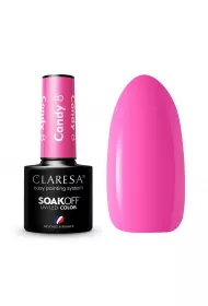 Claresa Soak Off UV/LED lakier hybrydowy 8 Candy 5 g