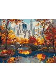 Ideyka Malowanie po numerach - Z�oty park 40x50cm