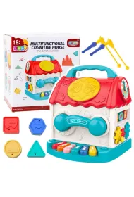 Domek interaktywny sorter z d�wi�kiem LeanToys