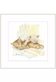 DaVinci Karnet G04 41G 053 + koperta Kot rysowany 16x16 cm