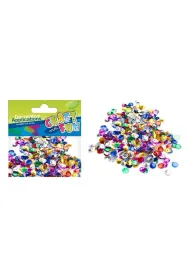 Craft with Fun Cekiny metalic kwiaty 10 mm