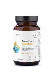Aura Herbals Colostrum Immuno + Bioperine - suplement diety 60 kaps.