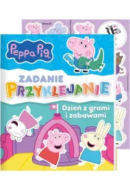 Peppa Pig. Peppa Pig. Zadanie przyklejanie. Dzie� z grami i zabawami