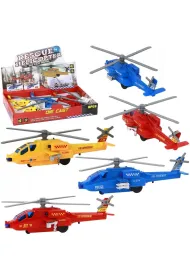 Helikopter metal pull back ze �wiat�em i d�wi�kiem Trifox