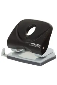Office Products Dziurkacz dziurkuje do 30 kartek, plastik, czarny
