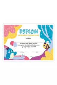LearnHow Dyplom A4 wzorowego Przedszkolaka - Ptaszek