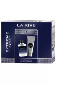 La Rive Zestaw dla mczyzn Woda toaletowa Extreme Story + el pod prysznic 75 ml + 100 ml