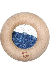 Drewniana zabawka sensoryczna Donut Calm niebieski Petit Boum