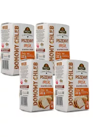 Pzz Mieszanka do wypieku chleba Pszenny Mix zestaw 4 x 500 g