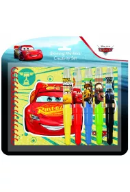 Alba Moli Markery dmuchane Cars 5 sztuk + notes + szablon