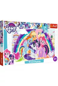 Puzzle maxi 24 el. Szcz�liwe kucyki. My Little Pony Trefl