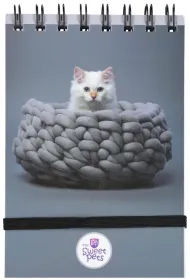 Beniamin Ko�onotes A6 zamykany na gumk� The Sweet Pets kratka 96 kartek