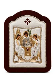 Ikona srebrna Tr�jca �wi�ta Rublowa 14x18cm