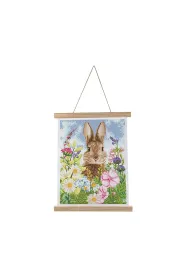 Epee Plakat z mozaik� diamentow� Zaj�c i wiosna 35x45cm