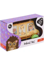 Zabawka drewniana School Bus Tiny Tails 61788 Trefl