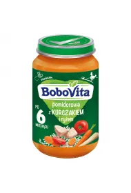 BoboVita Pomidorowa z kurczakiem i ryem po 6 miesicu 190 g