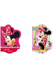 Myszka Minnie Notes wycinany Minnie 90x145 mm, g�adki 25 kartek