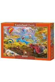 Puzzle 1000 Hot Air Balloon Valley CASTOR Castorland