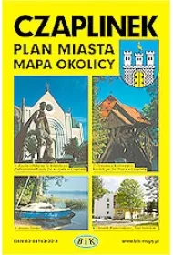 Plan miasta z map� gminy Czaplinek 1:5 000