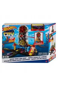 Hot Wheels City Wycigowy Warsztat opon Zestaw HDP02