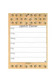 Alex Clark Tygodniowy planer A4/60K Pszczo�y