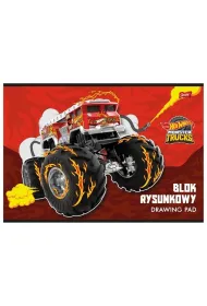 Unipap Blok rysunkowy A4/20K 80 g/m2 Hot Wheels (10szt)