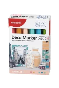 Monami Markery akrylowe Deco Marker 6 szt.