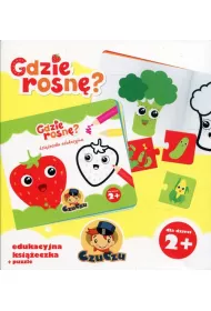 CzuCzu Gdzie rosn�? Edukacyjna ksi��eczka + puzzle