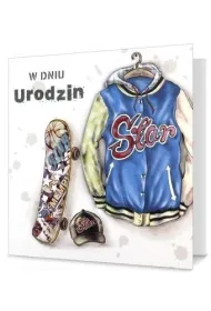 Pan Dragon Karnet Kwadratowy Urodziny HM-200-1508