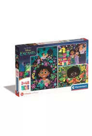 Puzzle 3x48 el. Super Kolor Disney Encanto Clementoni