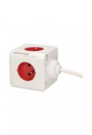 Allocacoc PowerCube Extended 1,5 m RED
