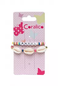 Coralico Bransoletki z muszelkami