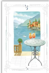 DaVinci Karnet 12x18cm + koperta Nad jeziorem
