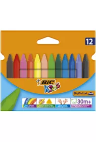 Bic Kredki wiecowe Plastidecor Triangle 12 szt.