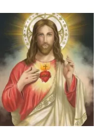 Norimpex Diamentowa mozaika - �wi�te Jezus z sercem 40x30cm