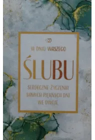 Art Nuvo Karnet �lub z�ocony, zielony (13x20,5cm) S-0403