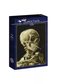 Puzzle 1000 el. Van Gogh, G�owa szkieletu z p�on�cym.. Bluebird Puzzle