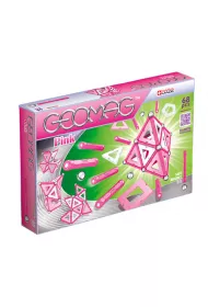 Geomag Pink. Klocki magnetyczne. 68 element�w