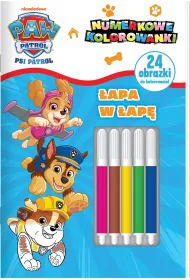 �apa w �ap�. Psi Patrol. Numerkowe kolorowanki