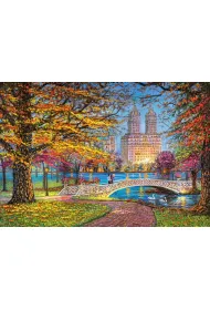Puzzle 1500 el. Jesienny spacer Central Park Castorland