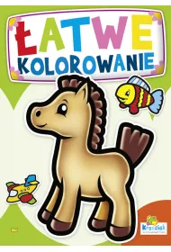 �atwe kolorowanie. Konik