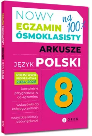 Nowy Egzamin smoklasisty - arkusze - jzyk polski - 2024-2026